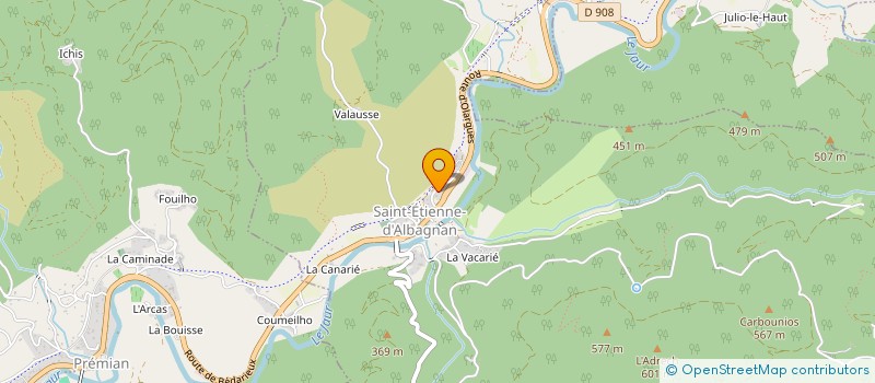 localisation de l'entreprise KATZAMI  OLARGUES