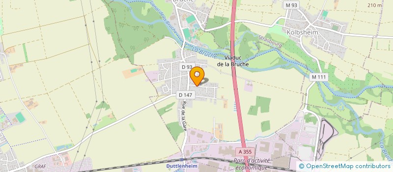 localisation de l'entreprise KAUFFER CONSULTING  ERNOLSHEIM-BRUCHE