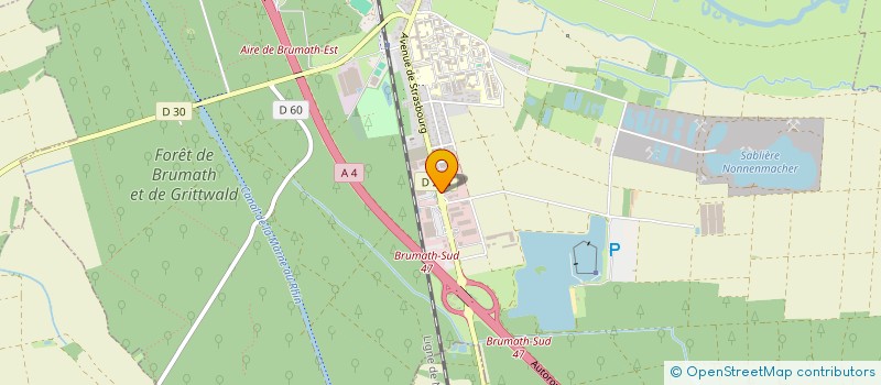 localisation de l'entreprise KAUFFER'S D'ALSACE SARL  BRUMATH