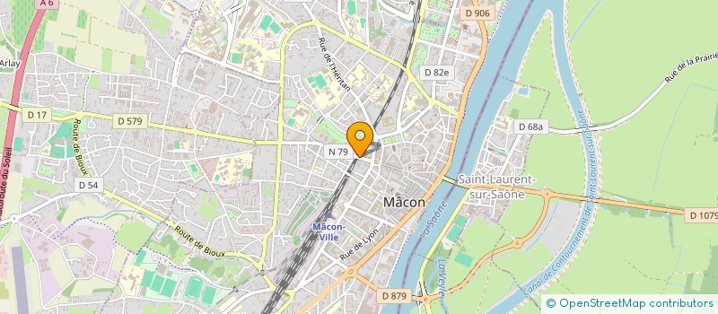 localisation de l'entreprise KAUFFMANN ET PARTNERS à MACON