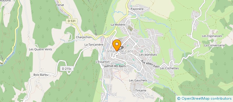 localisation de l'entreprise KAUFMANN à VILLARD-DE-LANS