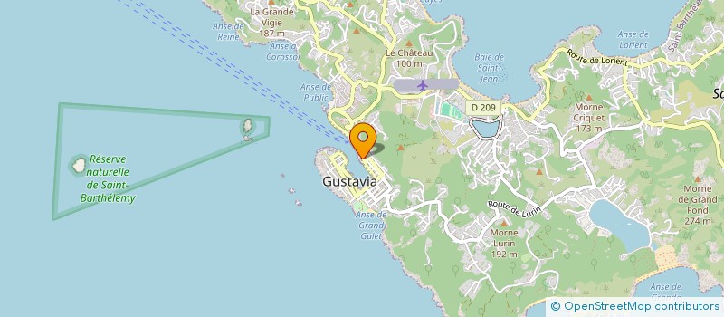 localisation de l'entreprise KAUS AUSTRALIS à SAINT-BARTHELEMY