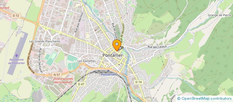 localisation de l'entreprise KAUSIA PONTARLIER à PONTARLIER