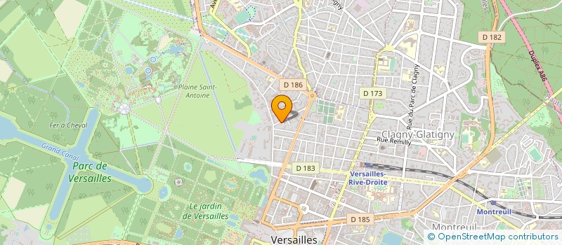 localisation de l'entreprise KAUTT ET BUX FRANCE SARL à VERSAILLES