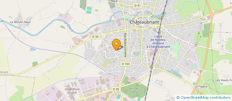 localisation de l'entreprise KAVAK à CHATEAUBRIANT