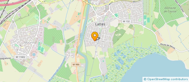 localisation de l'entreprise KAVAL  LATTES