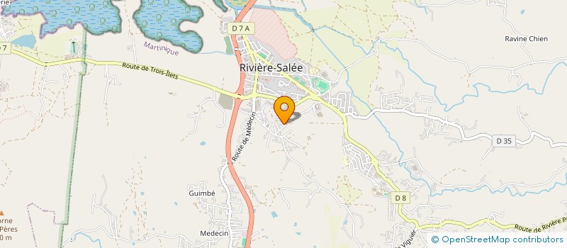localisation de l'entreprise KAVAL  RIVIERE-SALEE