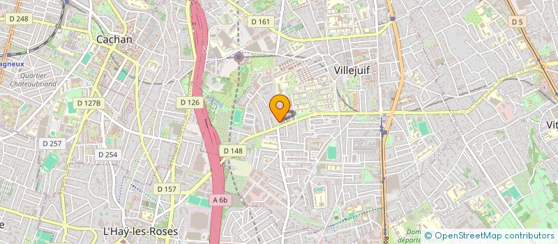 localisation de l'entreprise KAVAL  VILLEJUIF