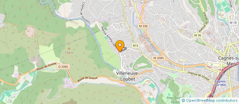 localisation de l'entreprise KAVALYE à VILLENEUVE-LOUBET