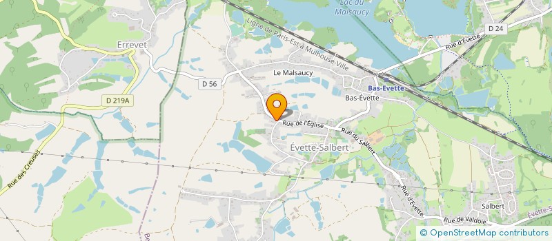 localisation de l'entreprise KAVAN CHR à EVETTE-SALBERT