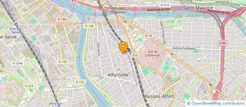 localisation de l'entreprise KAVANA  ALFORTVILLE