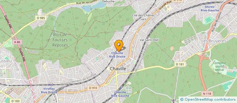 localisation de l'entreprise KAVASSO à CHAVILLE