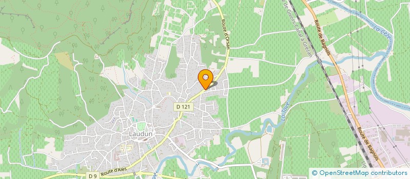 localisation de l'entreprise KAVAWEN  LAUDUN-L'ARDOISE