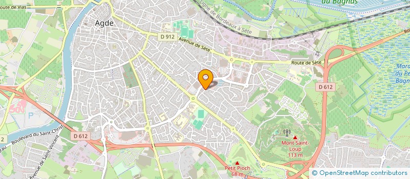 localisation de l'entreprise KAVEH à AGDE