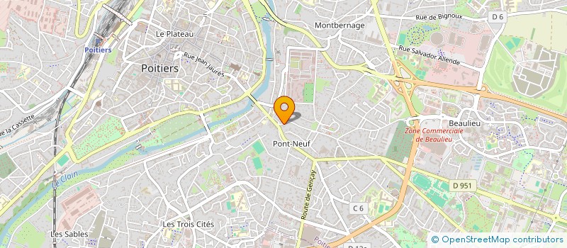 localisation de l'entreprise KAVI  POITIERS