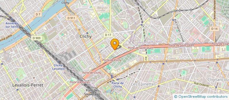 localisation de l'entreprise KAVI à CLICHY