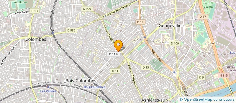 localisation de l'entreprise KAVI CONSULTING à BOIS-COLOMBES