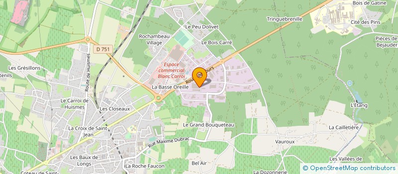 localisation de l'entreprise KAVIMA à CHINON