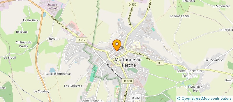 localisation de l'entreprise KAVIS SARL ACTIVITES FORESTIERES à MORTAGNE-AU-PERCHE