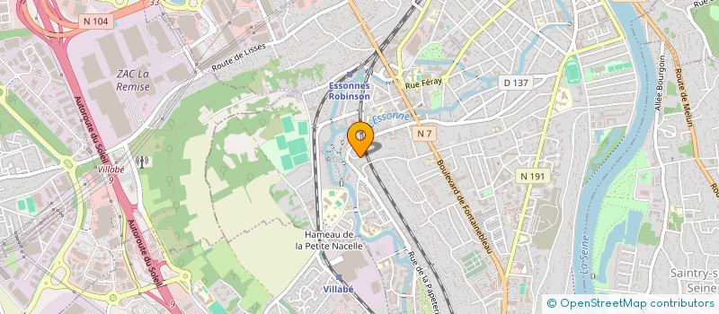 localisation de l'entreprise KAWA à CORBEIL-ESSONNES