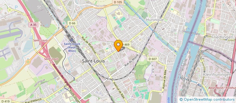 localisation de l'entreprise KAWA à SAINT-LOUIS