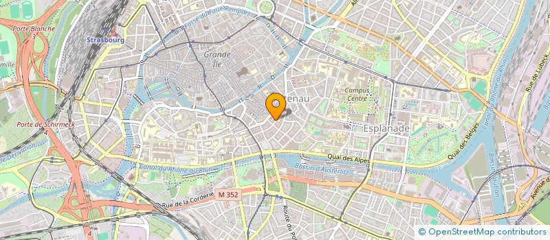 localisation de l'entreprise KAWAA à STRASBOURG