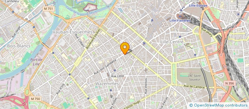 localisation de l'entreprise KAWAA LILLE à LILLE