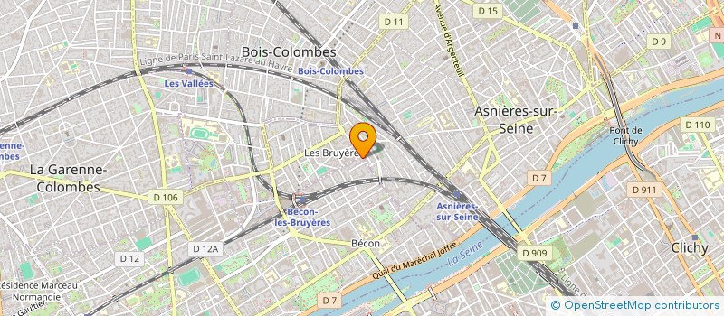 localisation de l'entreprise KAWABONGA à ASNIERES-SUR-SEINE