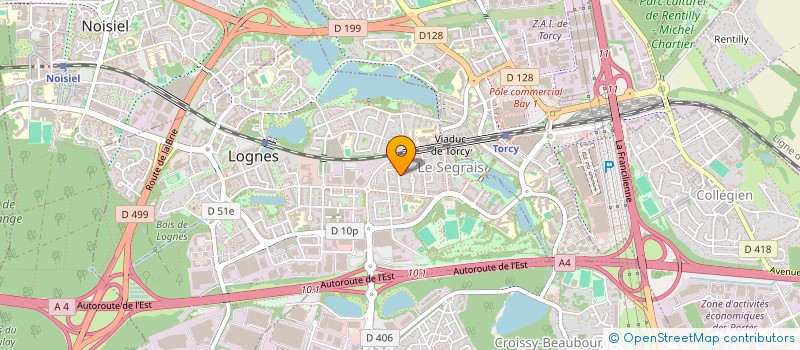 localisation de l'entreprise KAWAII SUSHI à LOGNES