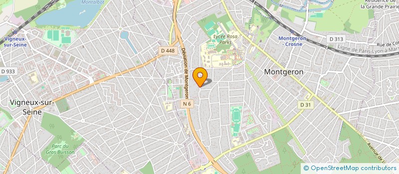 localisation de l'entreprise KAWAKE à MONTGERON