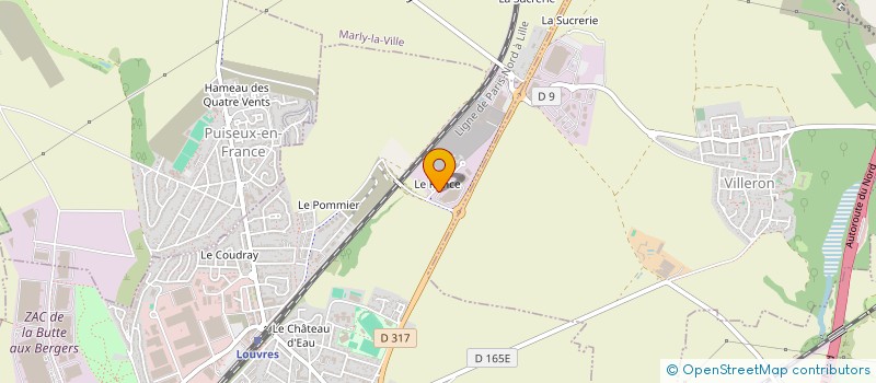 localisation de l'entreprise KAWAS NEGOCE à LOUVRES