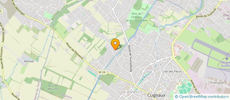 localisation de l'entreprise KAWASIMMO  CUGNAUX