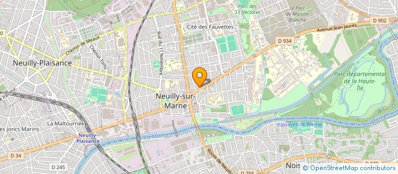 localisation de l'entreprise KAWETS FUTSAL à NEUILLY-SUR-MARNE