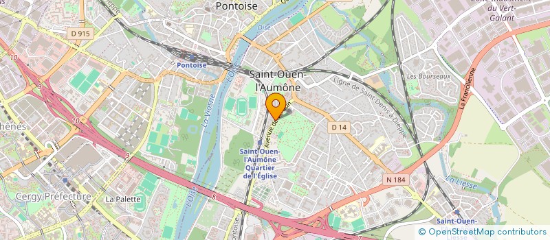 localisation de l'entreprise KAWFE à SAINT-OUEN-L'AUMONE