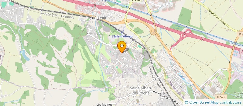 localisation de l'entreprise KAX  L'ISLE-D'ABEAU