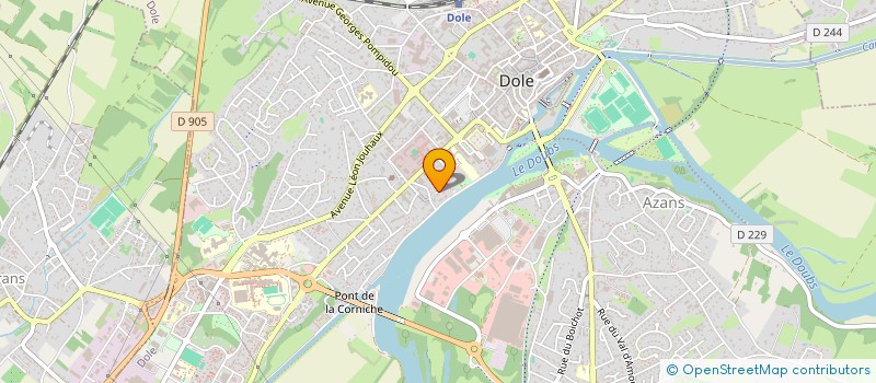 localisation de l'entreprise KAY DICA à DOLE