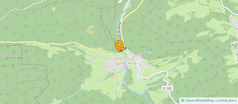 localisation de l'entreprise KAY FETHE  NANS-SOUS-SAINTE-ANNE