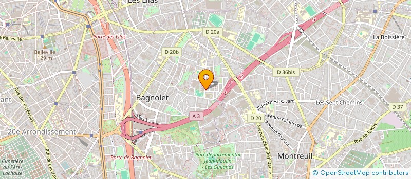 localisation de l'entreprise KAY FRITAY à BAGNOLET