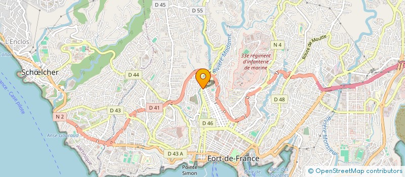 localisation de l'entreprise KAY K RYN  FORT-DE-FRANCE