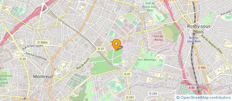 localisation de l'entreprise KAY PACHA à MONTREUIL