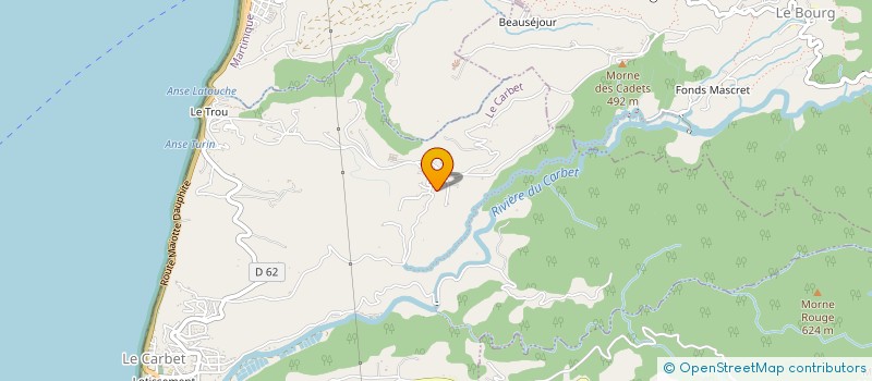 localisation de l'entreprise KAY ROSE  LE CARBET