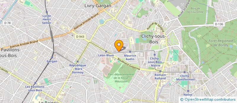 localisation de l'entreprise KAYA à CLICHY-SOUS-BOIS