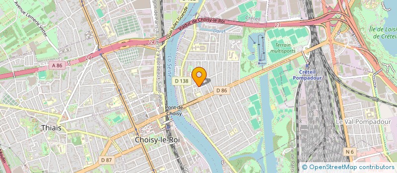 localisation de l'entreprise KAYA à CHOISY-LE-ROI