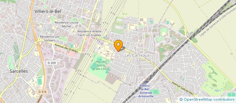 localisation de l'entreprise KAYA  VILLIERS-LE-BEL