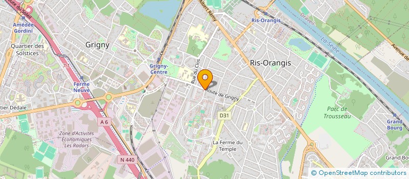 localisation de l'entreprise KAYA BAT à RIS-ORANGIS