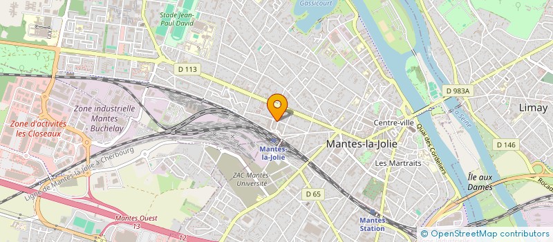 localisation de l'entreprise KAYA BATIMENT à MANTES-LA-JOLIE
