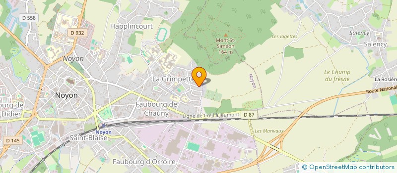 localisation de l'entreprise KAYA CONSTRUCTION  NOYON