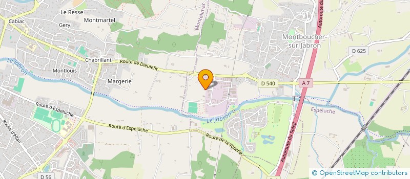 localisation de l'entreprise KAYA CONSTRUCTION  MONTBOUCHER-SUR-JABRON