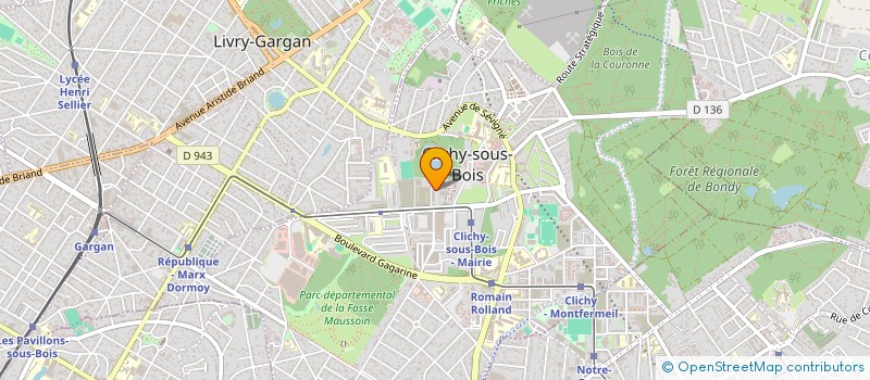 localisation de l'entreprise KAYA- ETANCHE  CLICHY-SOUS-BOIS