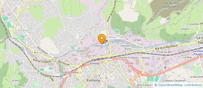 localisation de l'entreprise KAYA FRANCE  FIRMINY